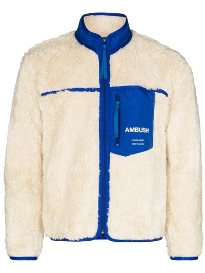 Ambush Cream And Bluette Jacket In Multicolor