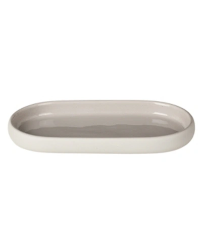 Blomus Sono Oval Tray Bedding In Moon Beam