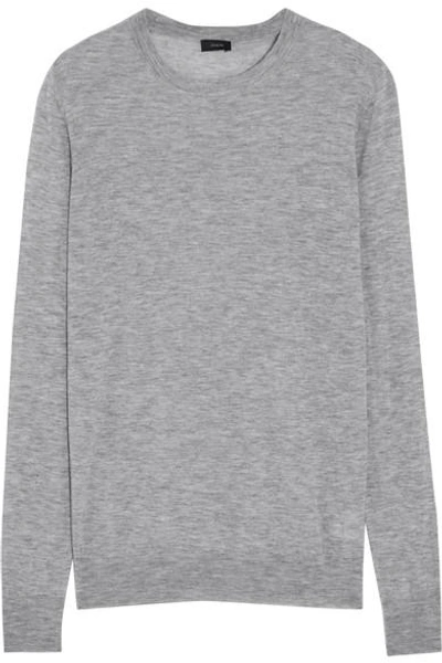 Joseph Cashmere Sweater In Gray