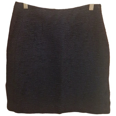 Pre-owned Claudie Pierlot Navy Cotton Skirt