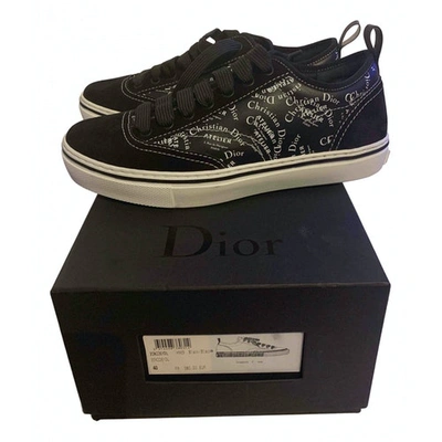 Pre-owned Dior Low Trainers In Black