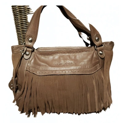 Pre-owned Lancaster Brown Leather Handbag