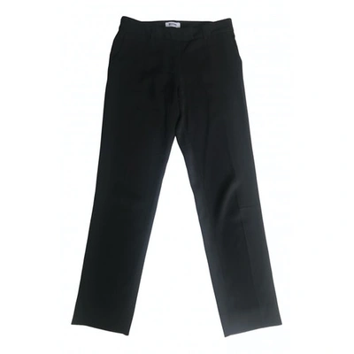Pre-owned Moschino Cheap And Chic Straight Pants In Black