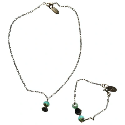 Pre-owned Isabel Marant Turquoise Metal Necklace