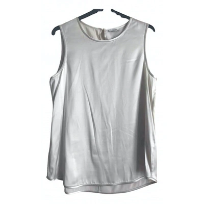 Pre-owned Peserico Silk Vest In Grey