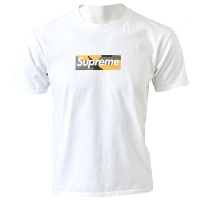 Pre-owned Supreme White Cotton T-shirt