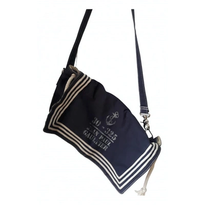 Pre-owned Jean Paul Gaultier Navy Cotton Handbag