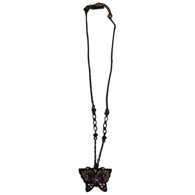 Pre-owned Anna Sui Necklace In Black