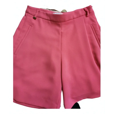 Pre-owned Versace Pink Viscose Shorts