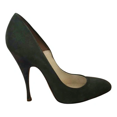 Pre-owned Brian Atwood Heels In Khaki