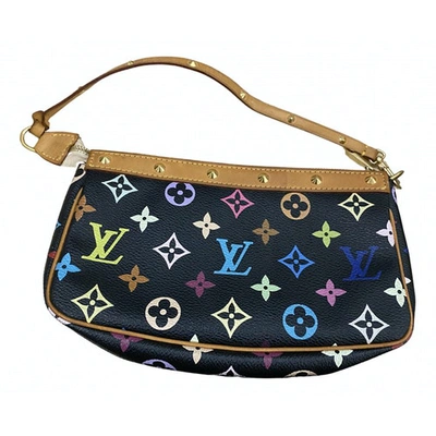 Pre-owned Louis Vuitton Pochette Accessoire Cloth Clutch Bag In Multicolour