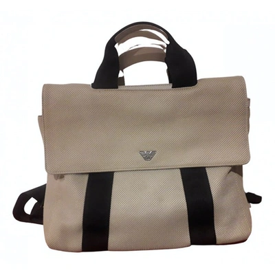 Pre-owned Emporio Armani Beige Bag