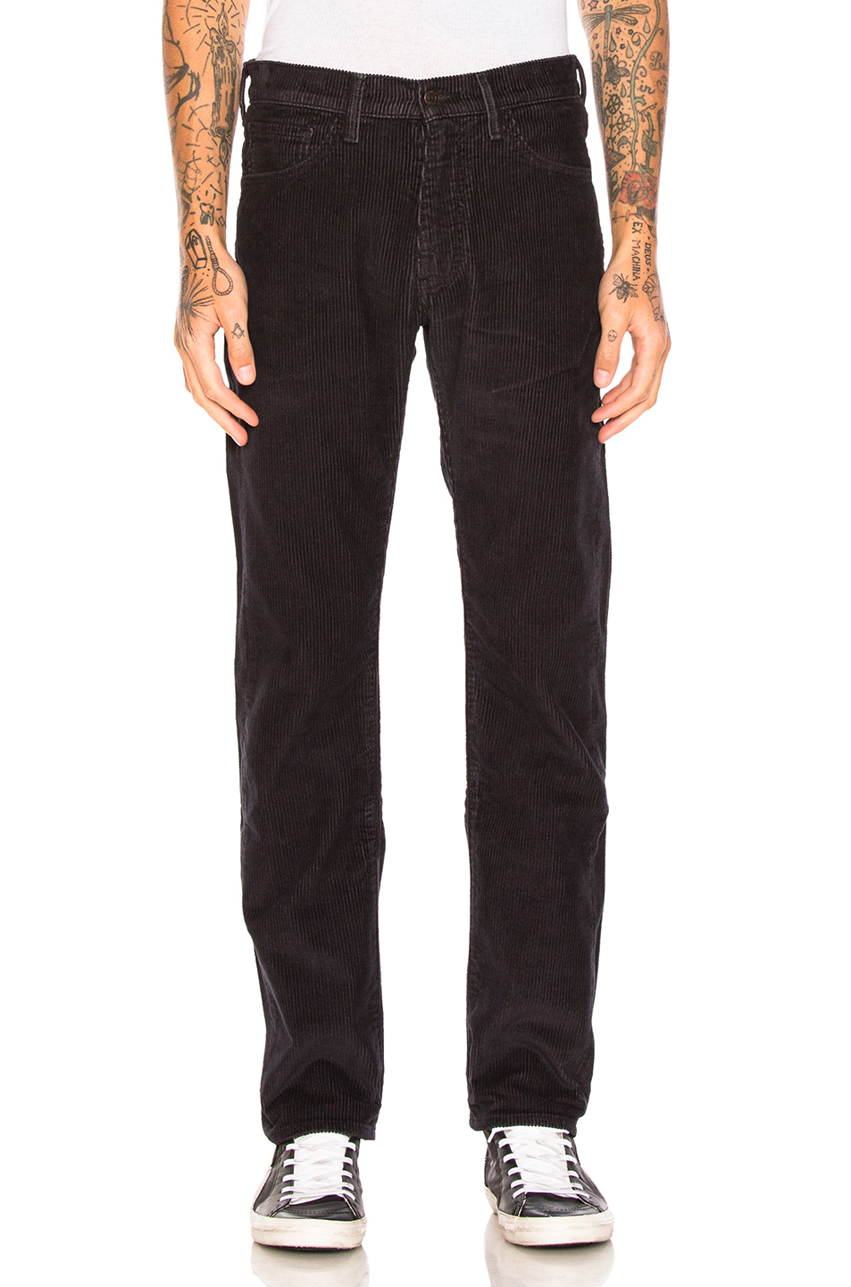 levi's black corduroy pants