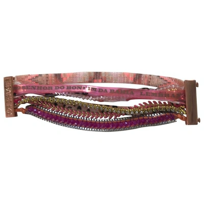 Pre-owned Hipanema Pink Metal Bracelet