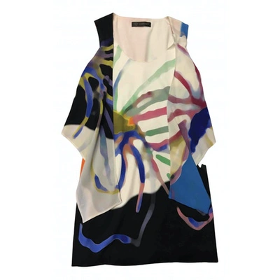 Pre-owned Versace Silk Tunic In Multicolour
