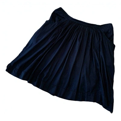 Pre-owned Isabel Marant Étoile Mini Skirt In Navy