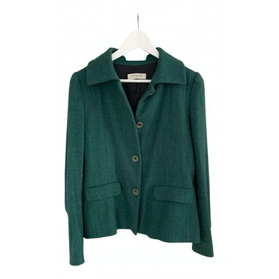 Pre-owned Dries Van Noten Green Wool Jacket