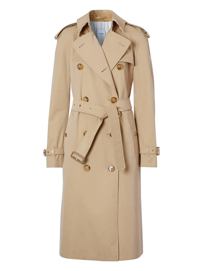 Burberry Bridstow Trench Coat In Beige