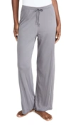 Skin Guinevere Organic Pima Cotton-jersey Pants In Gray