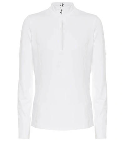 Bogner Madita Zipped High-neck Fleece Base-layer Jacket In White