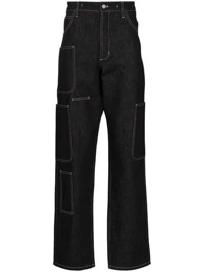 JACQUEMUS ストレートレッグジーンズ 【関税込】 Jacquemus Le De Nîmes Poches Straight-leg Jeans In Blue