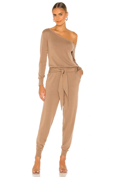 Majorelle Charlotte Jumpsuit In Taupe