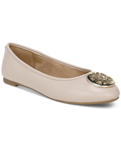 Circus By Sam Edelman Women's Colleen Emblem Ballet Flats Women's Shoes In Sandy Nude