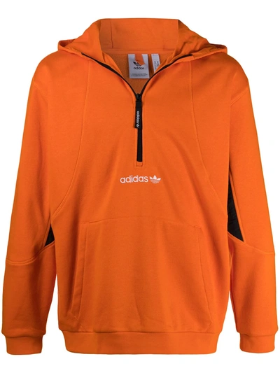 Adidas Originals Adventure Field Hoodie In Orange