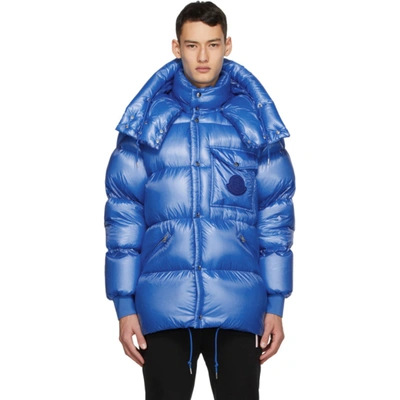 Moncler Lamentin Quilted Puffer Jacket In Light Blue