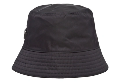 Pre-owned Prada  Nylon Bucket Hat Black