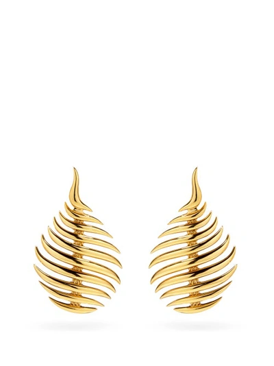 Fernando Jorge Women's Flame 18k Yellow Gold Earrings