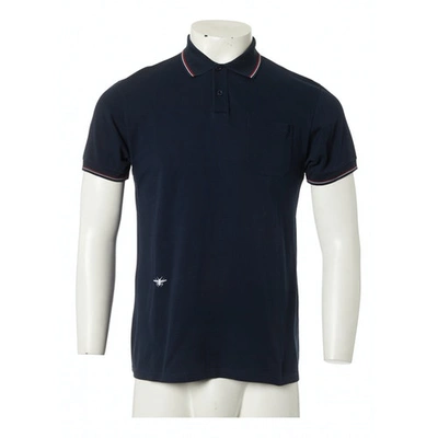 Pre-owned Dior Navy Cotton Polo Shirts