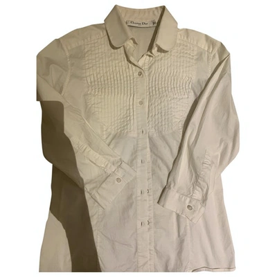 Pre-owned Dior Shirt In White