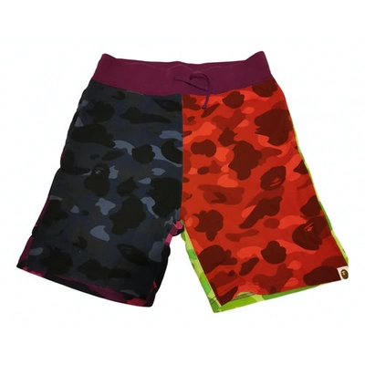 Pre-owned A Bathing Ape Multicolour Cotton Shorts