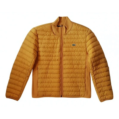 Pre-owned Lacoste Jacket In Yellow