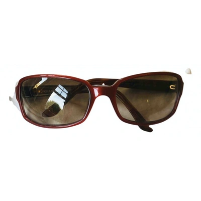 Pre-owned Chanel Burgundy Sunglasses
