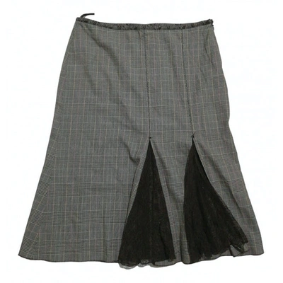 Pre-owned Marella Wool Mid-length Skirt In Multicolour
