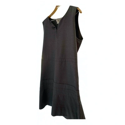 Pre-owned Chloé Wool Mid-length Dress In Grey