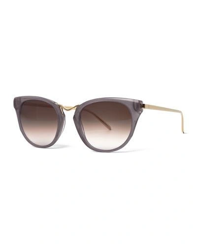 Thierry Lasry Hinky Cat-eye Sunglasses In Gray