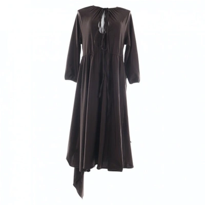 Pre-owned Vetements Mid-length Dress In Brown
