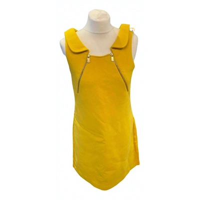 Pre-owned Michael Kors Yellow Wool Dress