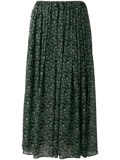 08sircus - Floral Print Maxi Skirt