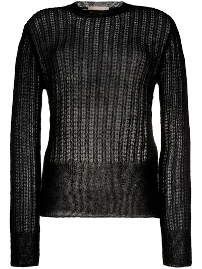 Alexandre Vauthier Knitwear In Black Wool