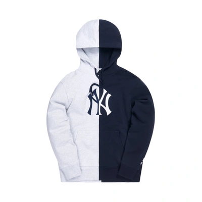 Pre-owned Kith  For Major League Baseball New York Yankees Split Hoodie Multi