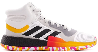 Pre-owned Adidas Originals  Marquee Boost White Black Active Gold In Cloud White/core Black/active Gold