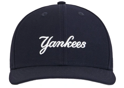 Pre-owned Kith  For Major League Baseball New York Yankees Script Cap Navy