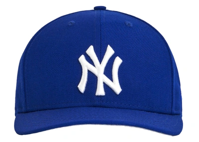 Pre-owned Kith  For Major League Baseball New York Yankees New Era 59fifty Retro Crown Cap Royal Blue