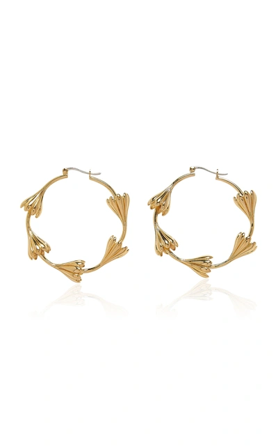 Pamela Love Multi Anemone 14k Gold-plated Hoops