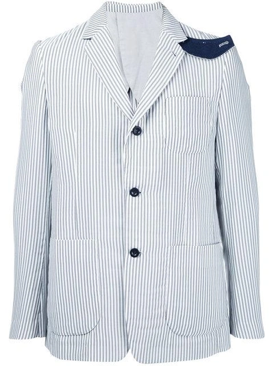 Sacai Hickory Stripe Jacket - White