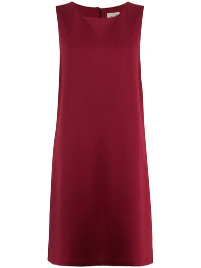 L'autre Chose Sleeveless Shift Dress In Red